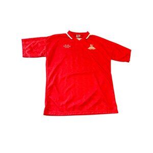 Matchwinner Doncaster Rovers Soccer Jersey Size L Red Mens Bloke Core Athletic